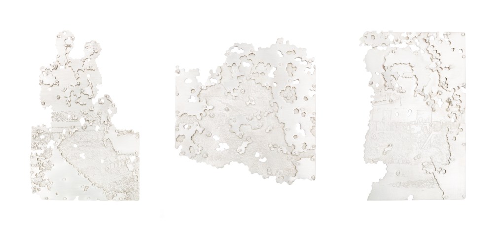 Riveted Portrait Pendant Series